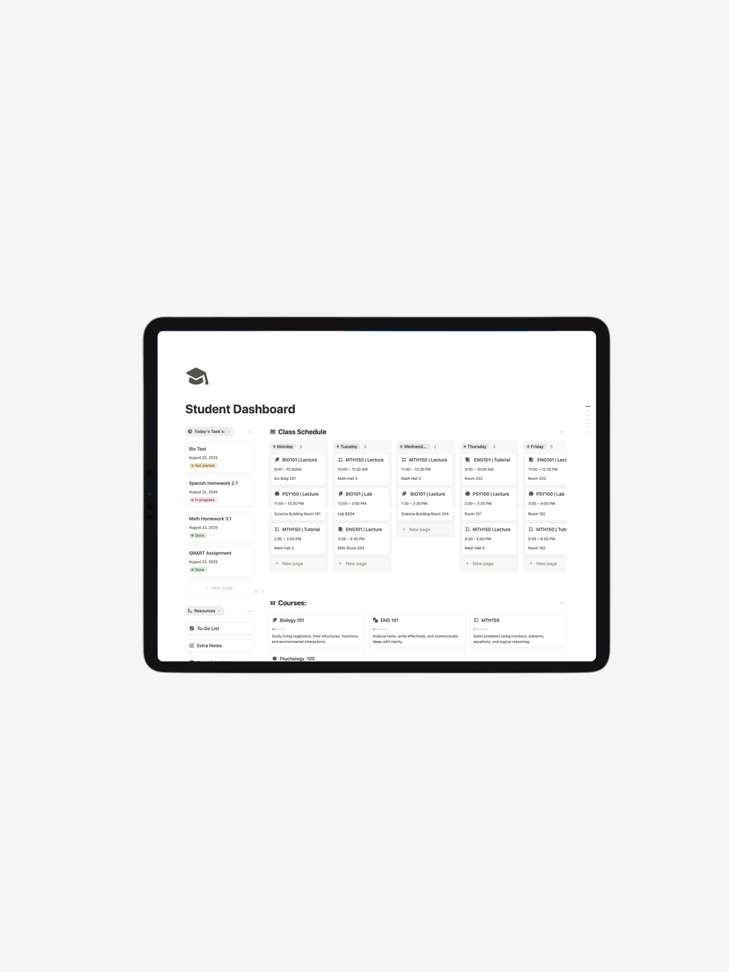 Ultimate Student Dashboard