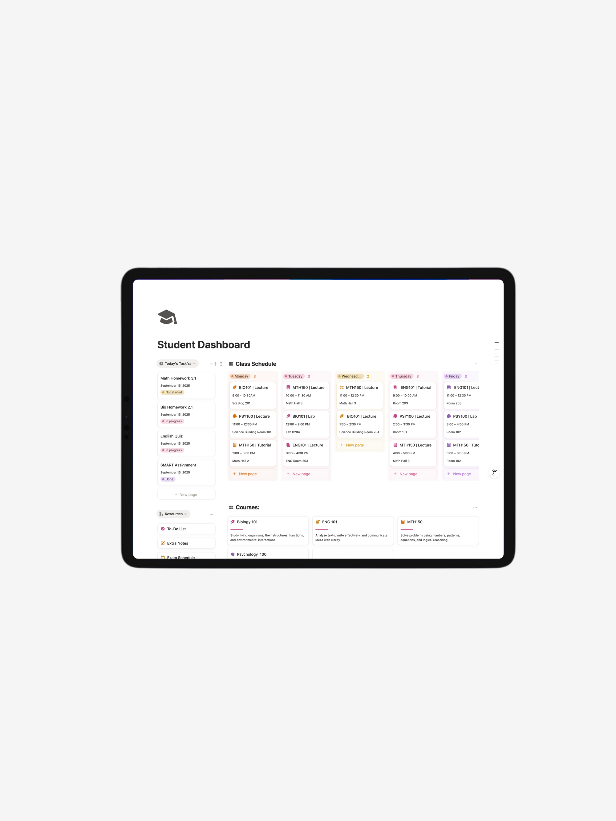 Ultimate Student Dashboard