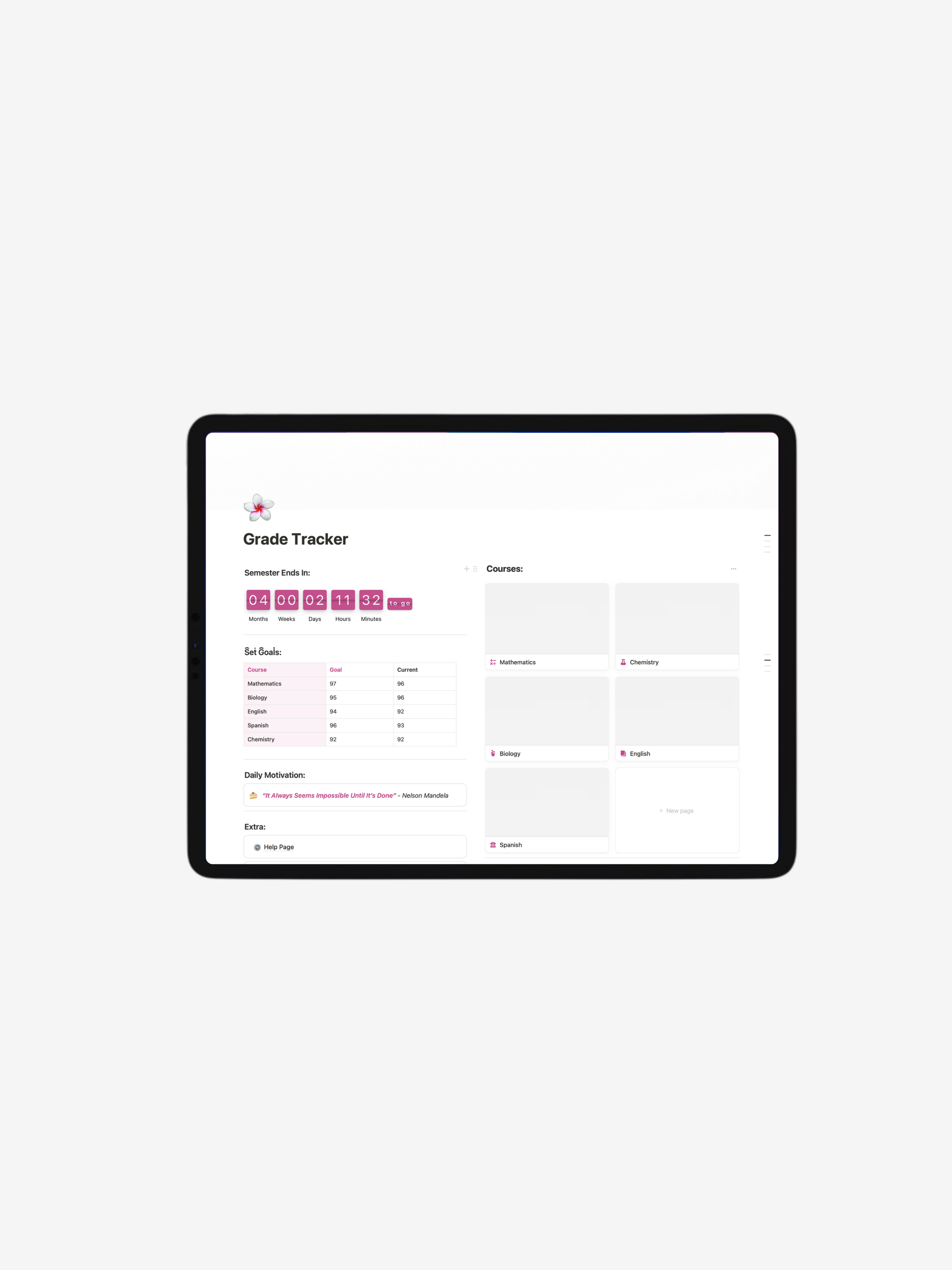 Grade Tracker