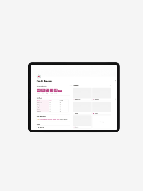 Grade Tracker
