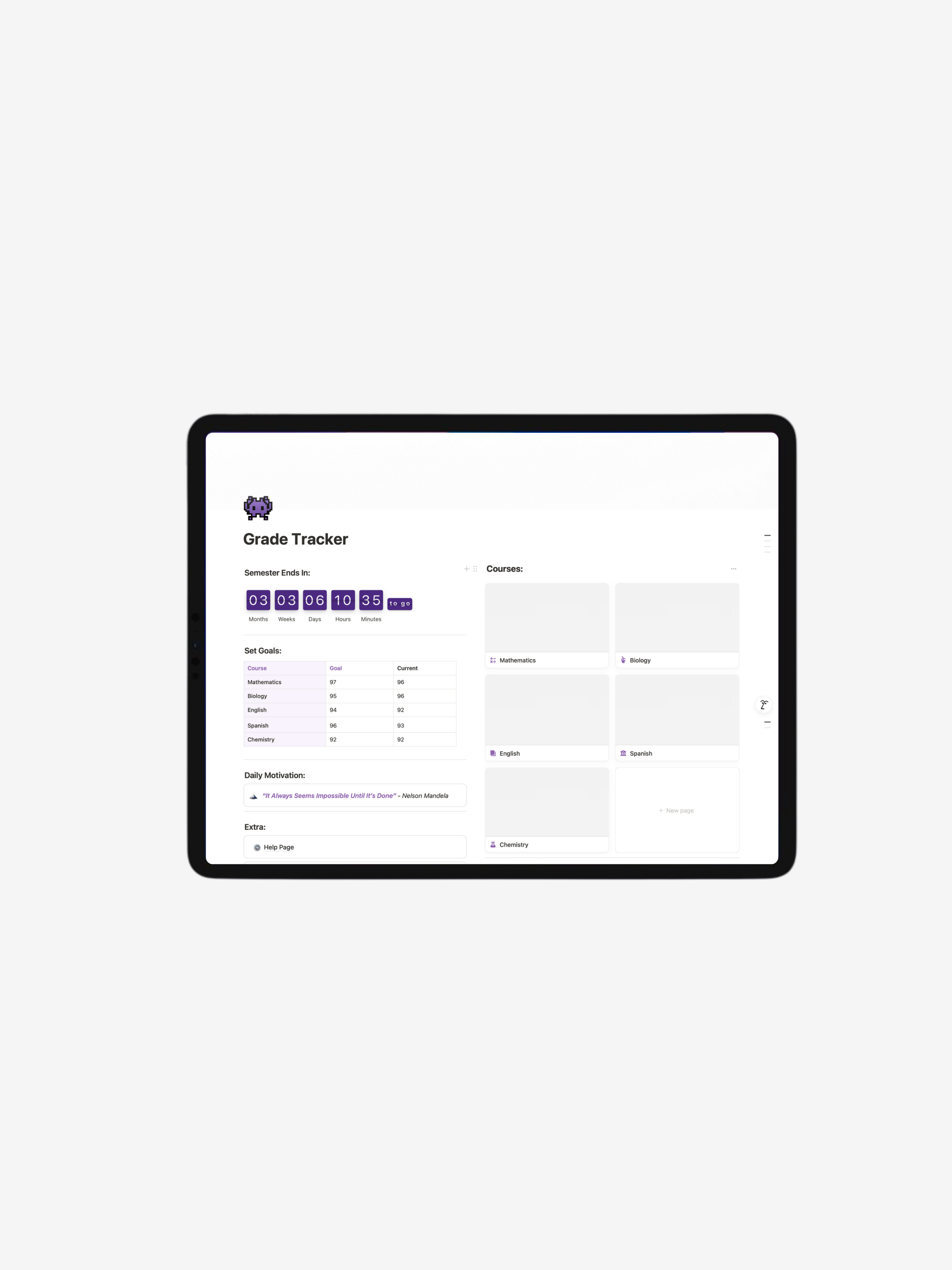 Grade Tracker